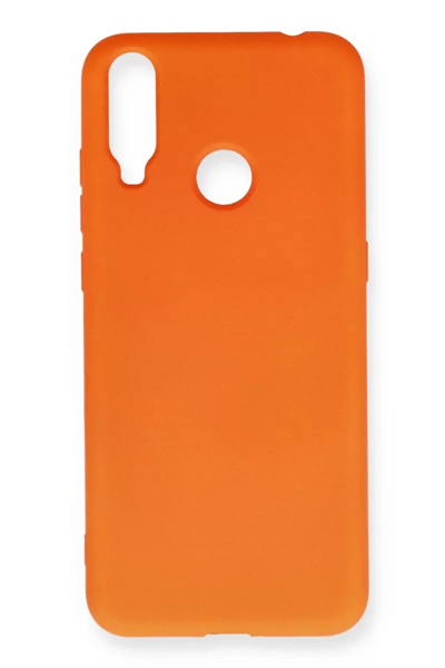 General Mobile GM 10 Kılıf Nano içi Kadife Silikon - Turuncu