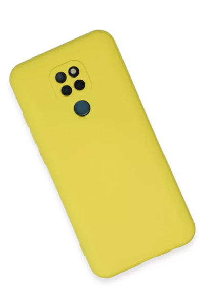 General Mobile GM 20 Kılıf Nano içi Kadife Silikon - Sarı