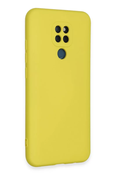 General Mobile GM 20 Kılıf Nano içi Kadife Silikon - Sarı