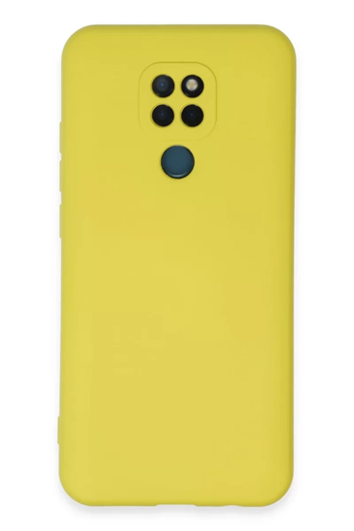 General Mobile GM 20 Kılıf Nano içi Kadife Silikon - Sarı