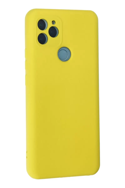 General Mobile GM 21 Kılıf Nano içi Kadife Silikon - Sarı