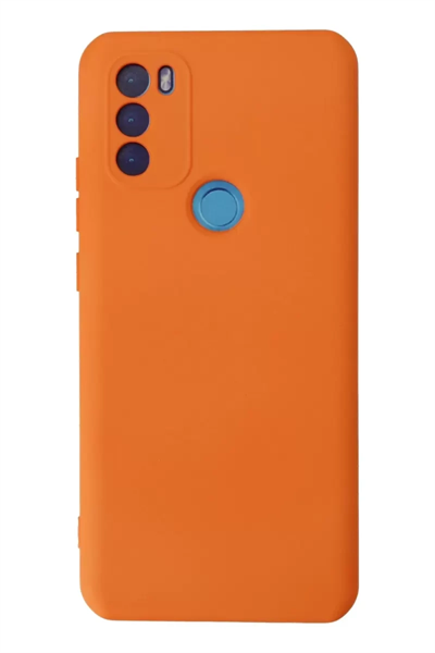 General Mobile GM 21 Plus Kılıf Nano içi Kadife Silikon - Turuncu