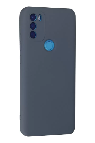General Mobile GM 21 Plus Kılıf Nano içi Kadife Silikon - Gri