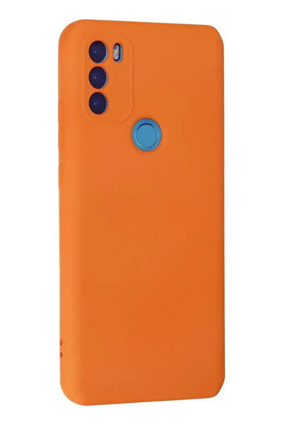 General Mobile GM 21 Plus Kılıf Nano içi Kadife Silikon - Turuncu