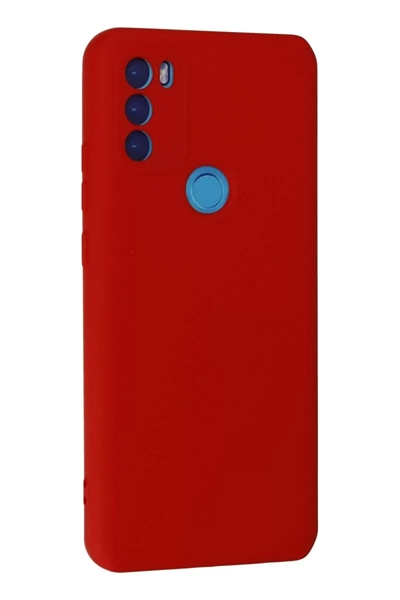 General Mobile GM 21 Plus Kılıf Nano içi Kadife Silikon - Kırmızı