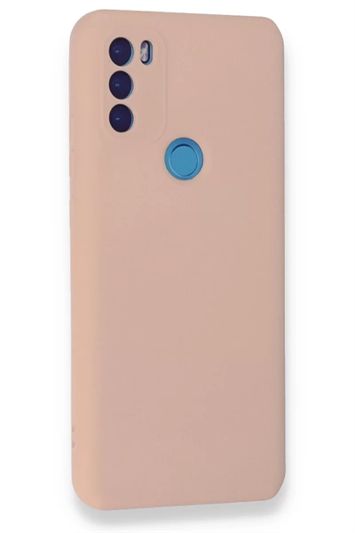 General Mobile GM 21 Plus Kılıf Nano içi Kadife Silikon - Pudra