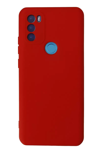 General Mobile GM 21 Plus Kılıf Nano içi Kadife Silikon - Kırmızı