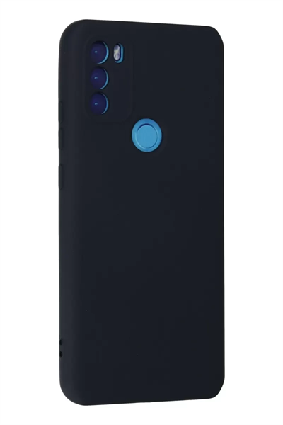 General Mobile GM 21 Plus Kılıf Nano içi Kadife Silikon - Lacivert