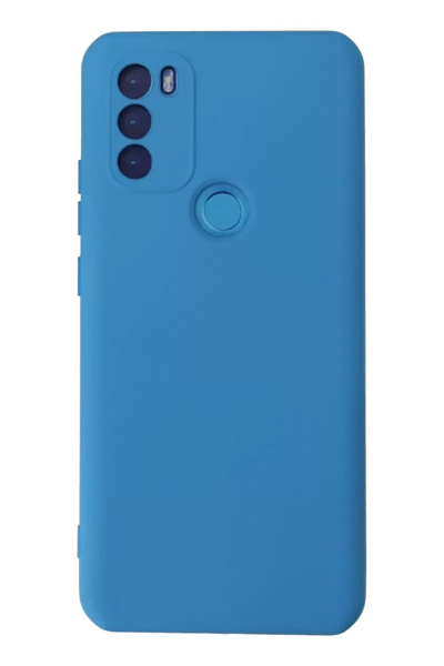 General Mobile GM 21 Plus Kılıf Nano içi Kadife Silikon - Mavi