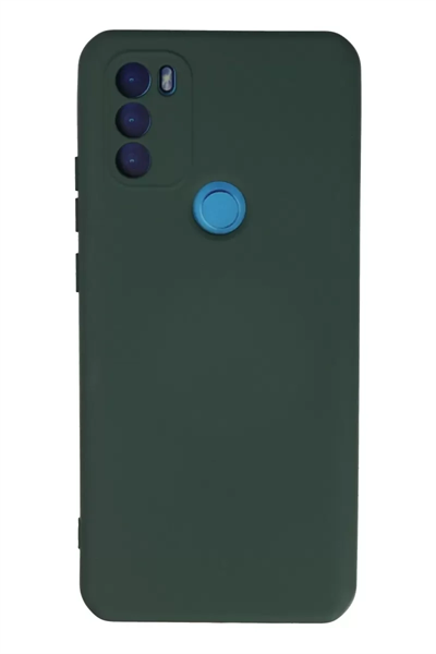 General Mobile GM 21 Plus Kılıf Nano içi Kadife Silikon - Koyu Yeşil