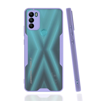 General Mobile GM 21 Plus Kılıf Platin Silikon - Lila