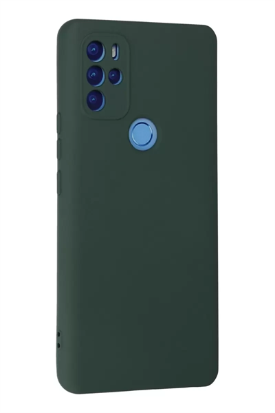 General Mobile GM 21 Pro Kılıf Nano içi Kadife Silikon - Koyu Yeşil