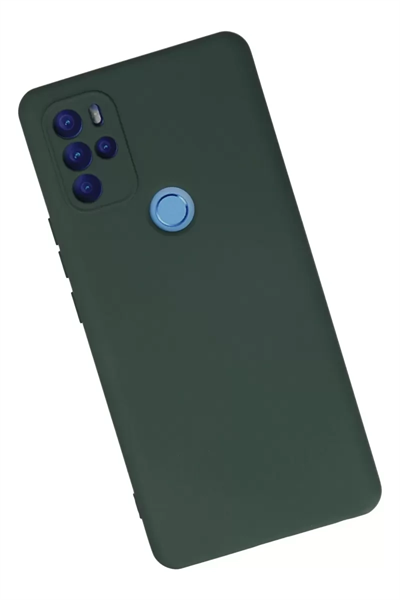 General Mobile GM 21 Pro Kılıf Nano içi Kadife Silikon - Koyu Yeşil