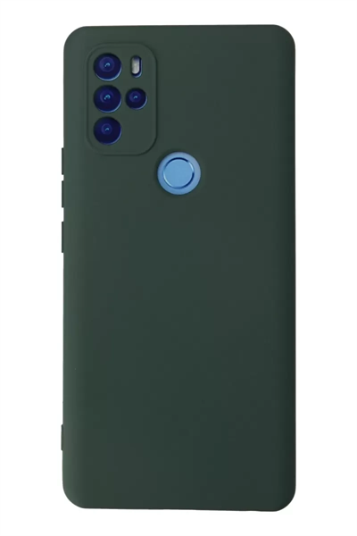 General Mobile GM 21 Pro Kılıf Nano içi Kadife Silikon - Koyu Yeşil