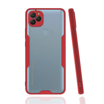 General Mobile GM 22 Kılıf Platin Silikon - Kırmızı