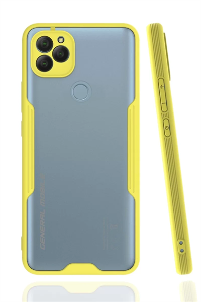 General Mobile GM 22 Kılıf Platin Silikon - Sarı