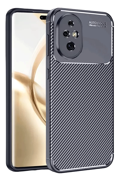 Honor 200 Kılıf Auto Focus Karbon Kapak - Lacivert