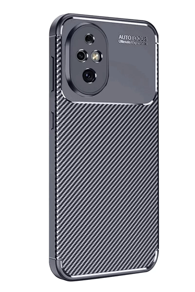 Honor 200 Kılıf Auto Focus Karbon Kapak - Lacivert