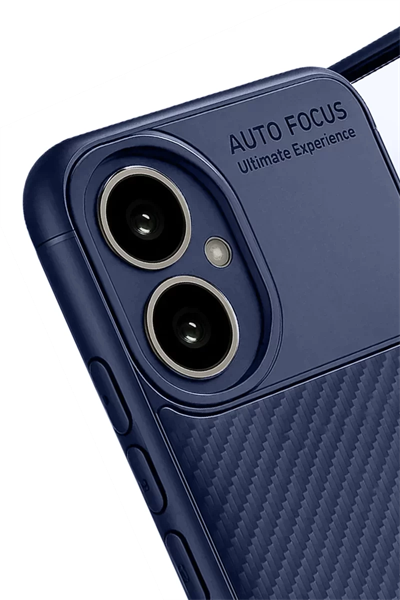 Honor 400 Kılıf Auto Focus Karbon Kapak - Lacivert