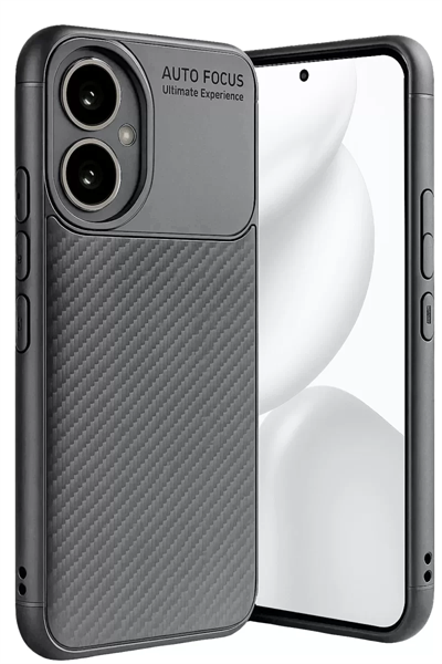 Honor 400 Kılıf Auto Focus Karbon Kapak - Gri