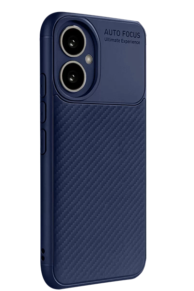 Honor 400 Kılıf Auto Focus Karbon Kapak - Lacivert