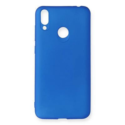 Huawei Honor 8C Kılıf First Silikon - Mavi