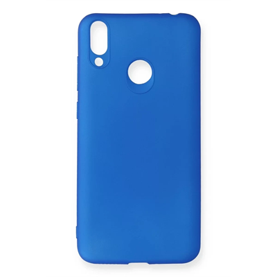 Huawei Honor 8C Kılıf First Silikon - Mavi