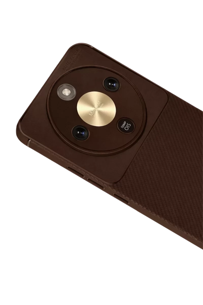 Huawei Honor Magic 8 Lite Auto Focus Karbon Kapak - Kahverengi