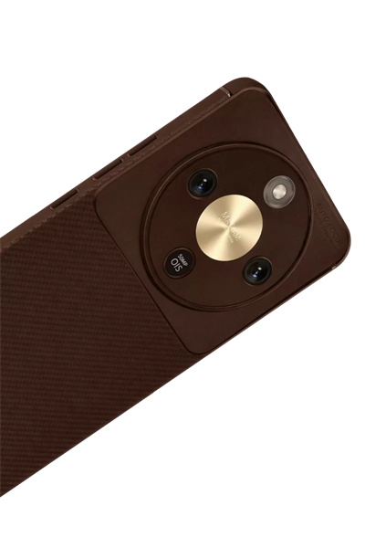 Huawei Honor Magic 8 Lite Auto Focus Karbon Kapak - Kahverengi