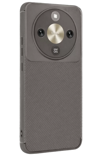 Huawei Honor Magic 8 Lite Auto Focus Karbon Kapak - Gri