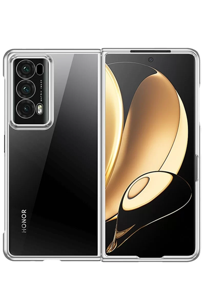 Huawei Honor Magic V2 Kılıf Jasper Kapak - Gümüş