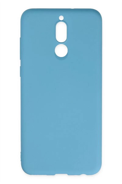 Huawei Mate 10 Lite Kılıf Nano içi Kadife Silikon - Mavi