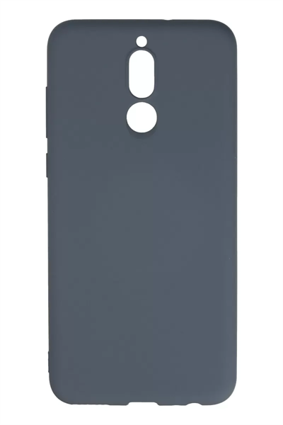 Huawei Mate 10 Lite Kılıf Nano içi Kadife Silikon - Gri