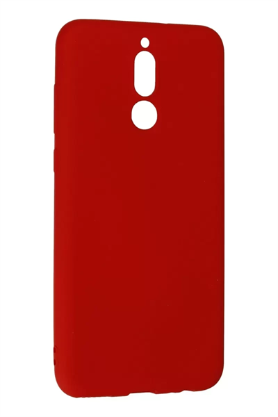 Huawei Mate 10 Lite Kılıf Nano içi Kadife Silikon - Kırmızı