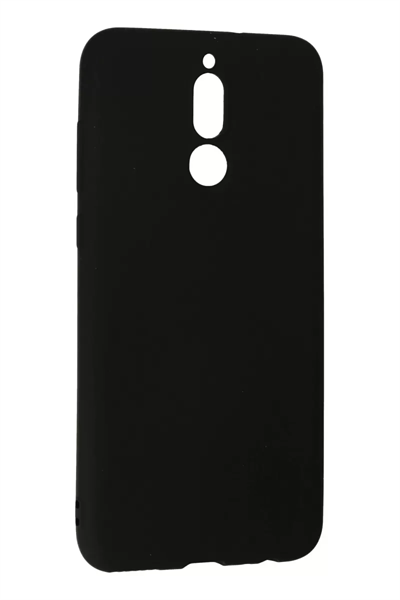Huawei Mate 10 Lite Kılıf Nano içi Kadife Silikon - Siyah