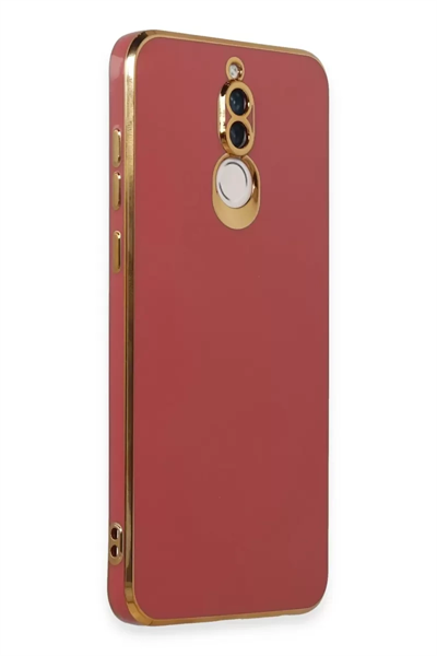 Huawei Mate 10 Lite Kılıf Volet Silikon - Kırmızı