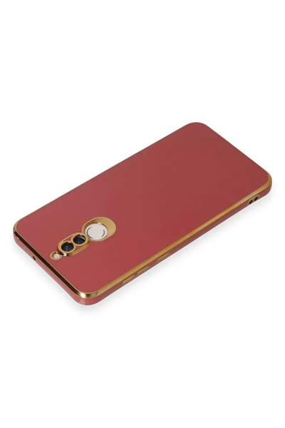 Huawei Mate 10 Lite Kılıf Volet Silikon - Kırmızı
