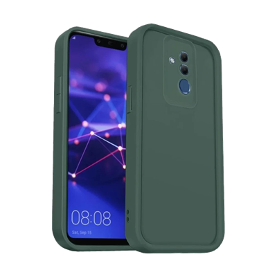 Huawei Mate 20 Lite Kılıf Viera Silikon - Koyu Yeşil