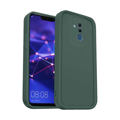 Huawei Mate 20 Lite Kılıf Viera Silikon - Koyu Yeşil