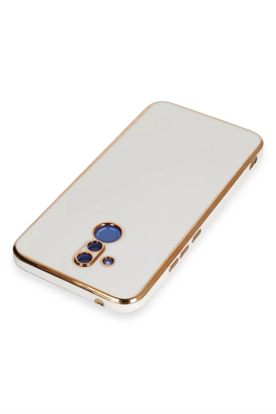 Huawei Mate 20 Lite Kılıf Volet Silikon - Beyaz