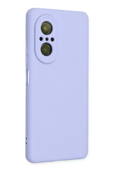 Huawei Nova 9 SE Kılıf Nano içi Kadife Silikon - Lila