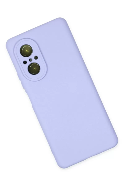 Huawei Nova 9 SE Kılıf Nano içi Kadife Silikon - Lila