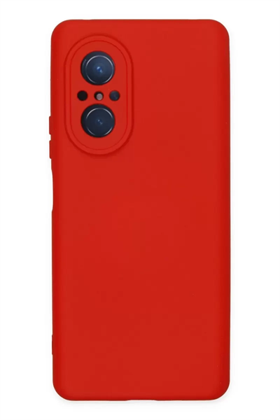Huawei Nova 9 SE Kılıf Nano içi Kadife Silikon - Kırmızı
