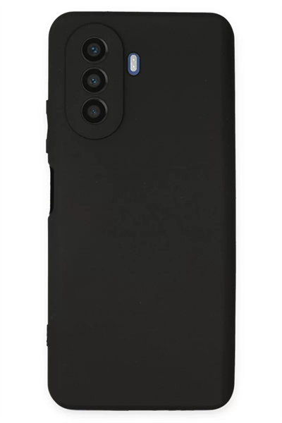 Huawei Nova Y70 Kılıf First Silikon - Siyah