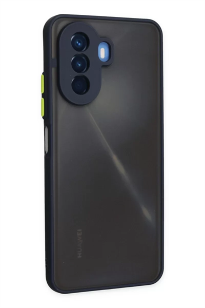 Huawei Nova Y70 Kılıf Montreal Silikon Kapak - Lacivert