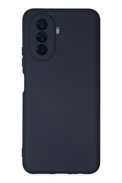 Huawei Nova Y70 Kılıf Nano içi Kadife Silikon - Lacivert