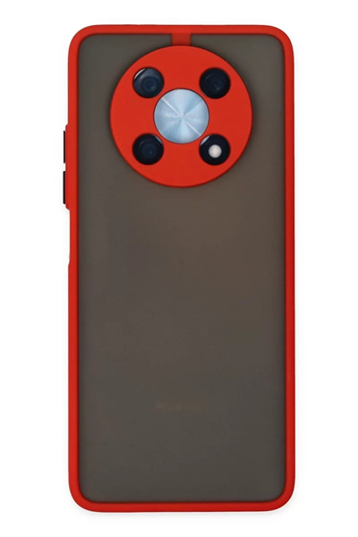 Huawei Nova Y90 Kılıf Montreal Silikon Kapak - Kırmızı