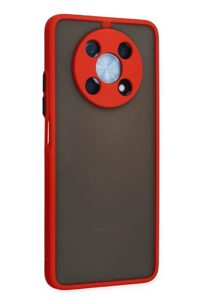 Huawei Nova Y90 Kılıf Montreal Silikon Kapak - Kırmızı