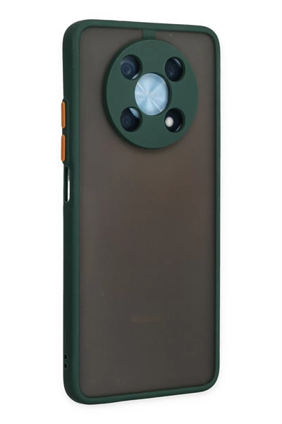 Huawei Nova Y90 Kılıf Montreal Silikon Kapak - Yeşil