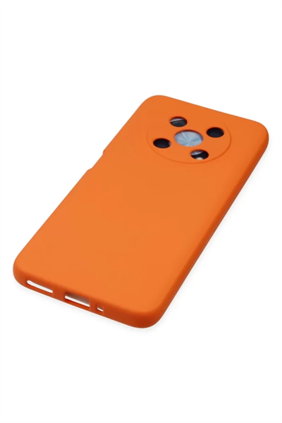 Huawei Nova Y90 Kılıf Nano içi Kadife Silikon - Turuncu